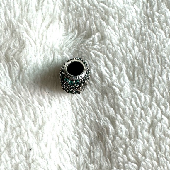 Pandora Gleaming Clover Heart Charm EUC Authentic Sterling Silver - Picture 7 of 7